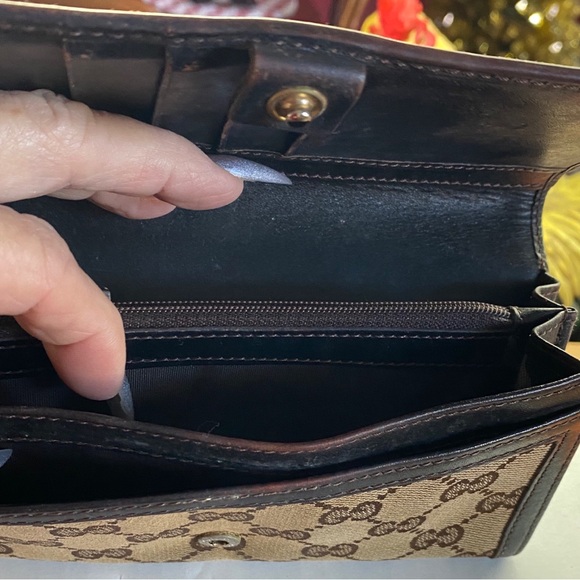 Gucci Authentic made in Italy Supreme Canvas Continental Long Wallet - Picture 2 of 10